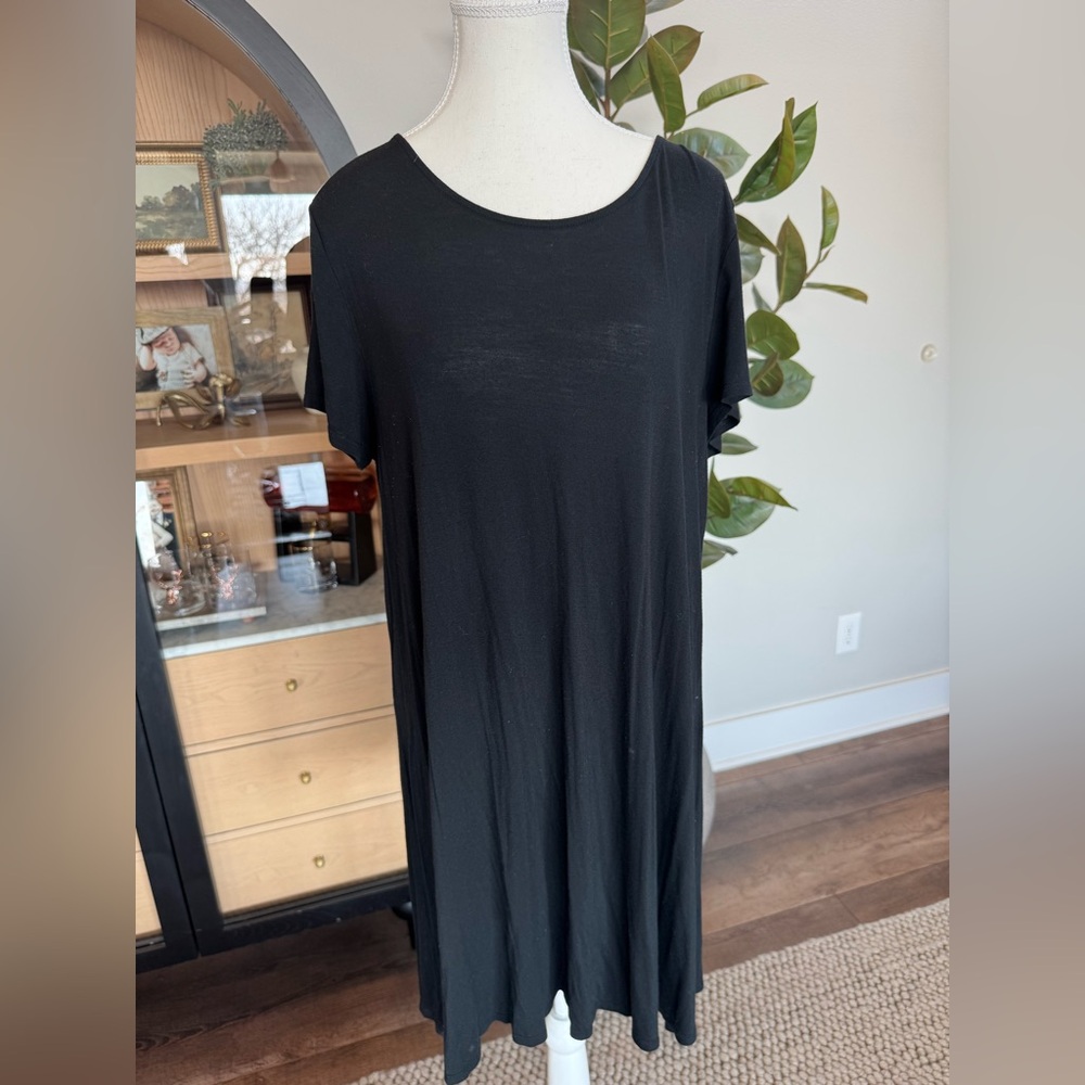 Black Short Sleeve Dress Mossimo Womens XL